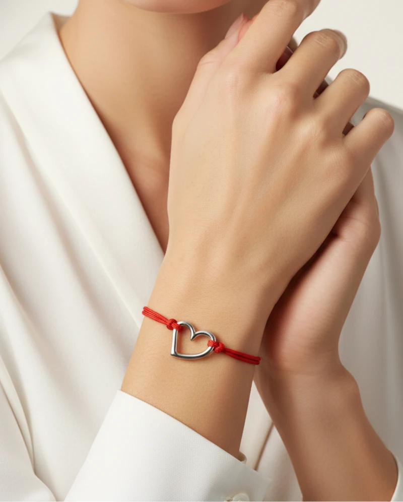 Pulsera Modelo Cora Rojo