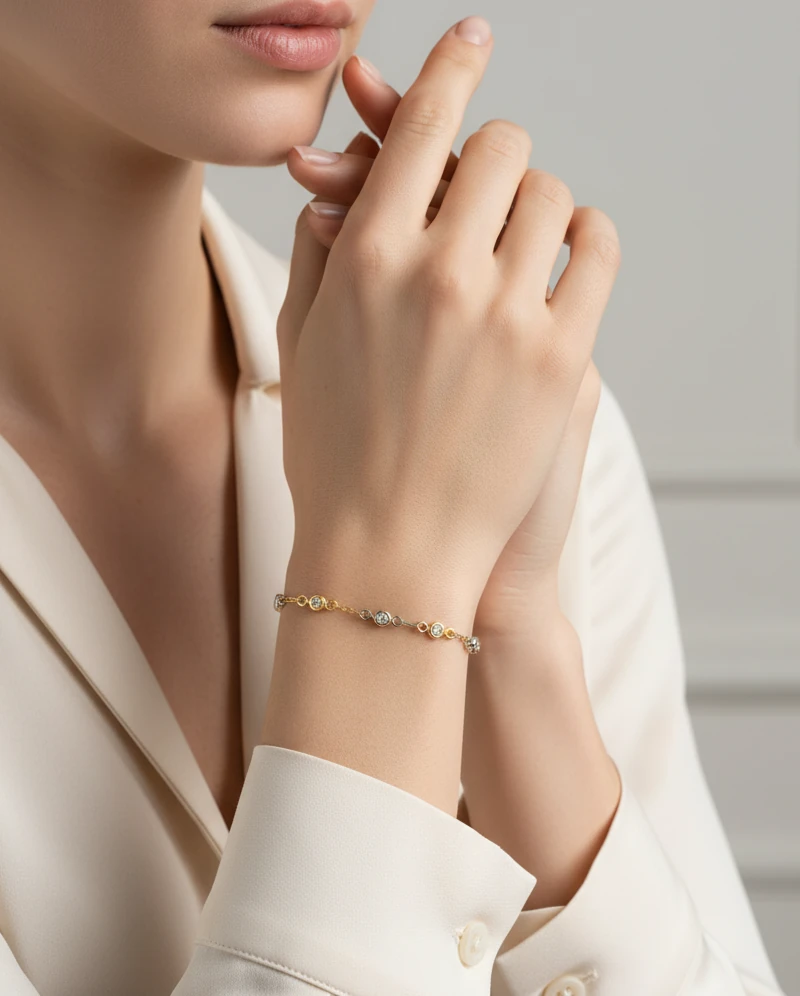 Pulsera de Oro Modelo Diat