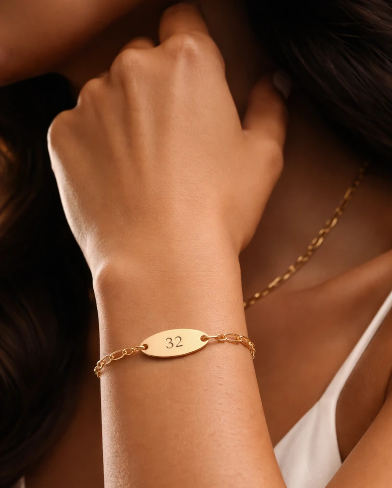Pulsera de Oro con Estrella calada