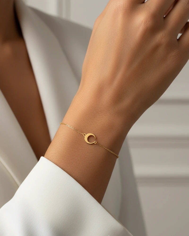 Pulsera de Oro con Estrella calada