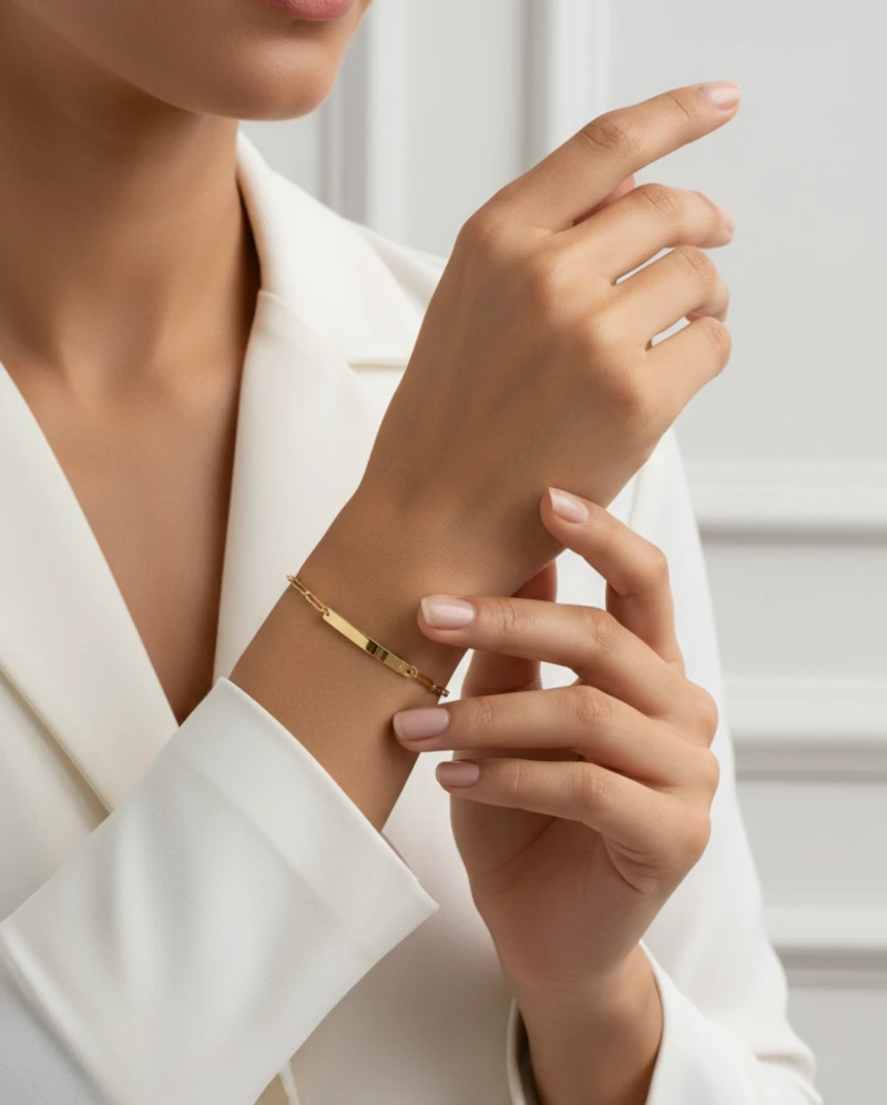 Pulsera de Oro con Estrella calada