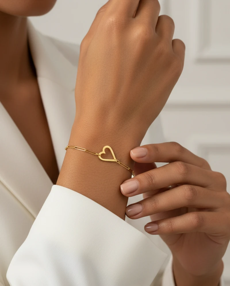 Pulsera de Oro con Estrella calada