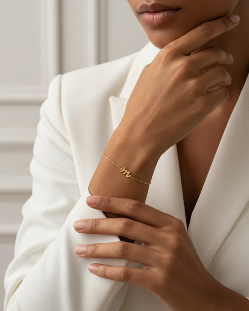 Pulsera de Oro con Estrella calada